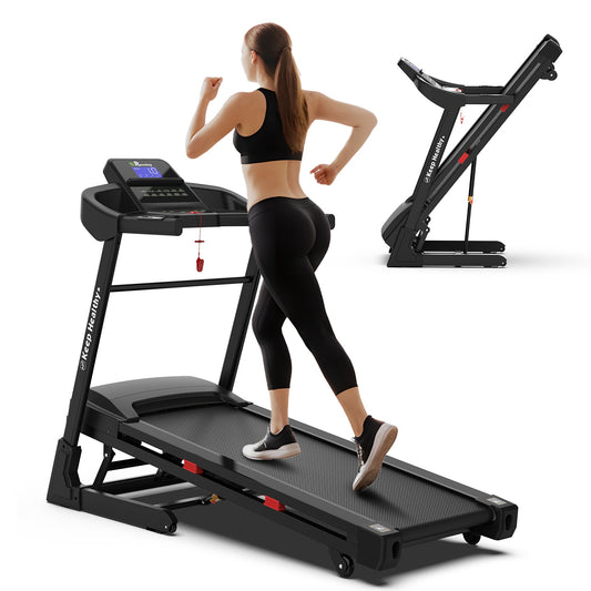 Tread Pro JK1205-4 Smart Folding Treadmill with Auto Incline & Bluetooth Tracking