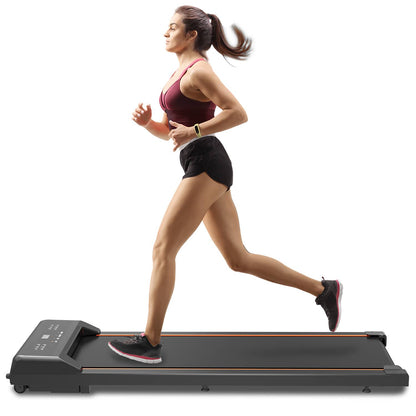 TreadPro Walking Pad Under Desk Treadmill LED Display And Remote Control Portable Treadmill